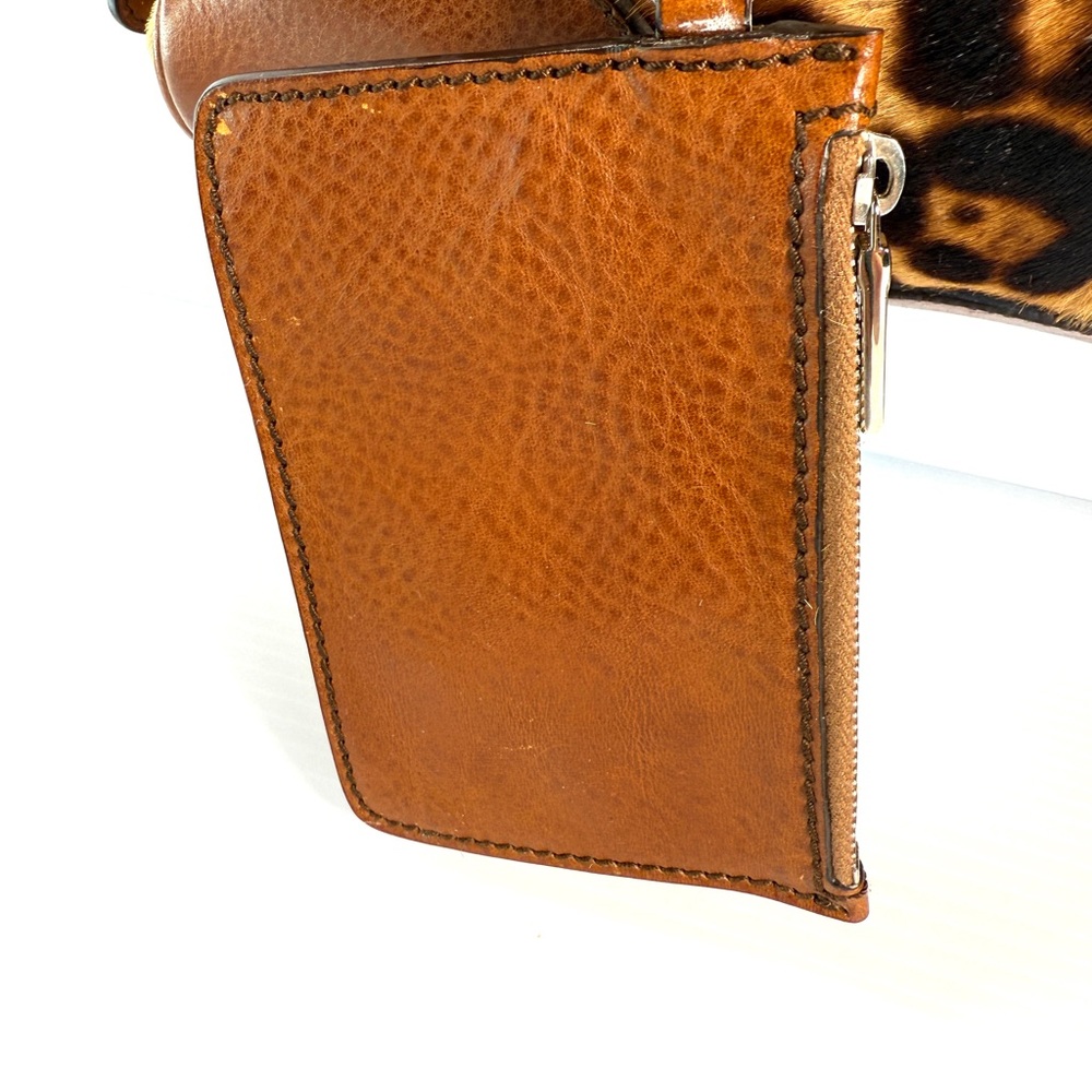 Dolce & Gabbana Leopard Print Satchel with Brown Accents - Picture 4 of 16